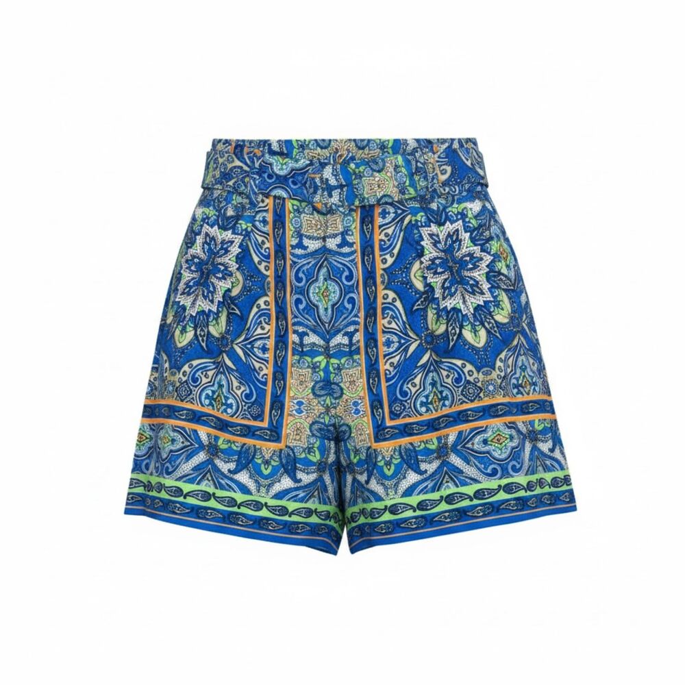 Moroccan Muse Woven Paisley Print Shorts - Women Medium - New with Tags